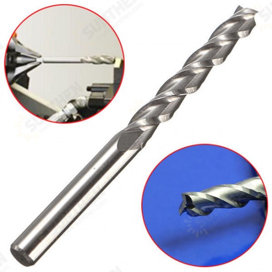 22x3.175mm 3 Flute End Mill Cutter Milling Cutter for Acrylic Wood