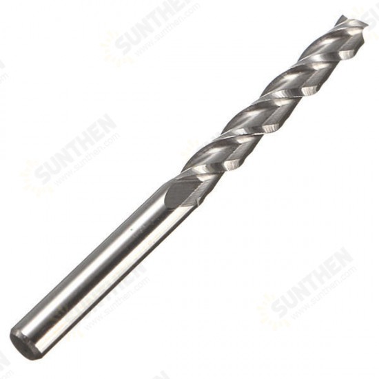 22x3.175mm 3 Flute End Mill Cutter Milling Cutter for Acrylic Wood