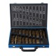 230Pcs 1mm-10mm HSS Engineering Presion Drill Bit Set Assorted Kit Metal Case