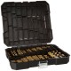 230pcs Titanium Coated Twisted Drill Bit Set HSS Drill Bit Set with Black Plastic Box Titanium Alloy Drill Bit Set