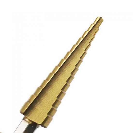 3/16-1/2 1/4-3/4 1/8-1/2 Inch Step Drill Bit Inch Type 1/4 Inch Shank Step Drill