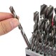 38pcs 1-13mm HSS Twist Drill Bit Set with Case for Steel