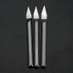 3pcs 3.175mm Shank 30 Degree 0.1/0.2/0.3mm Carbide Engraving Bits CNC Tool for Metal