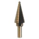 3pcs HSS Nitrogen Step Drill Bit Set 3/16-1/2 1/4-3/4 3/16-7/8