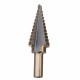 3pcs M7 HSS Step Drill Bit Set 3/16-1/2 1/4-3/4 3/16-7/8 Inch