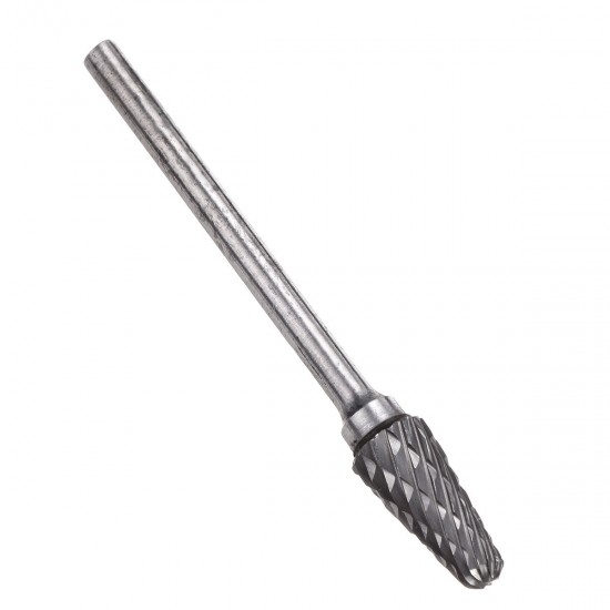 3x6mm Double Grain Tungsten Steel Grinding Head Rotary Burr Drill Bit Milling Cutter Head