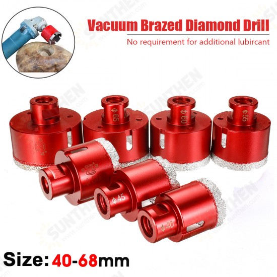 40-68mm Diamond Drill Core Bits Drilling Hole Saw Cutter for Tile Marble Granite Stone