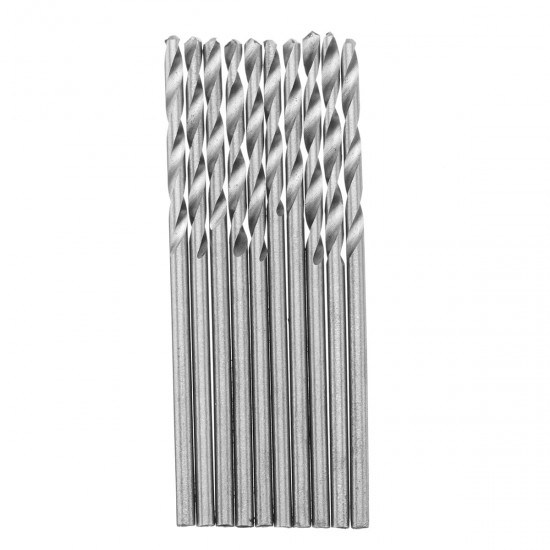 40Pcs 0.6/1.0/1.5/2.0mm HSS Twist Drill High Speed Steel Metric Twist Drilling Drill Bits Set