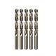 5Pcs 9/9.5/10mm Cobalt High Speed Steel Drill Bit For Stainless Steel Woodworking M35 Twist Drill Bit Drill Hole Cutter Metal Drilling