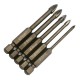 5pcs 3-7mm Cross Glass Drill Bit Hexagon Shank Ceramic Drill Bit Set