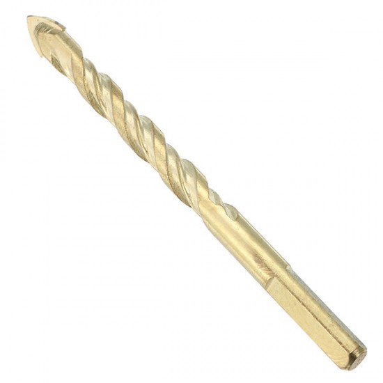 6/8/10mm Yellow Triangle Twist Drill Bit Marble Ceramic Glass Tile Drill Bit