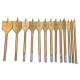 6/8/13pcs Metric Flat Spade Drill Bits Set Titanium Coating Paddle Flat Bits Wood Hole Cutter Drill Bits for Woodworking