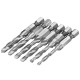 6pcs 1/4 Inch M3-M10 Composite Tap HSS Combination Drill Tap Bit Set Hex Shank Deburr Countersink Bits