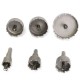 6pcs 22 to 65mm Carbide Drill Bits Hole Saw Cutter