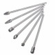 6pcs 6mm Shank Rotary File Burr 10mm Tungsten Carbide Aluminum Cutter