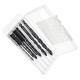 7Pcs 4 Flutes Masonry Drill Bits Tungsten Carbide Tip Ceramic Concrete Drill Bit Set For Glass Tile Brick Plastic Wood Wall Mirror Ceramic Tile