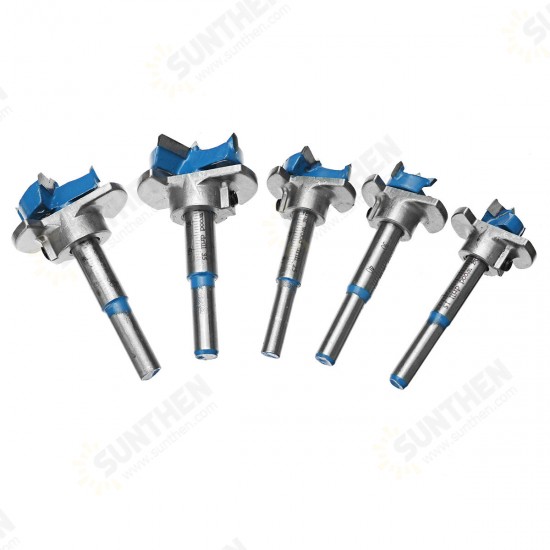 7pcs Blue or Red Woodworking Hinge Hole Opener Set Positioning Hole Saw Cutter Drill Bits