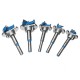 7pcs Blue or Red Woodworking Hinge Hole Opener Set Positioning Hole Saw Cutter Drill Bits