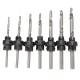 7pcs HSS 3.18mm-5.56mm Countersink Drill Bit Woodworking Tool