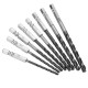 8Pcs Twist Drill Bit Hexagonal 3.0-6.5mm High Speed Steel Stainless TiALN Coated