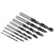 8pcs 3-10mm Carbon Steel Working Auger Drill Woodworking Tool Twist Drill Bit Set