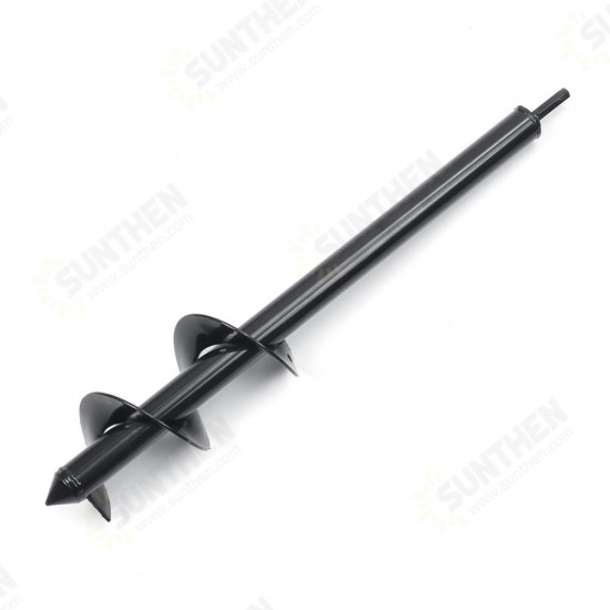 8x45cm Garden Auger Earth Planter Drill Bit Post Hole Digger Earth Planting Auger Drill Bit for Electric Drill