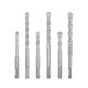 9/10pcs Hole Saw Drilling Masonry Drill 4/5/5.5/6/6.5/7/8/10/12/14mm Electric Hammer Drill Bits for Wall Concrete Brick Masonry