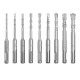 9/10pcs Hole Saw Drilling Masonry Drill 4/5/5.5/6/6.5/7/8/10/12/14mm Electric Hammer Drill Bits for Wall Concrete Brick Masonry