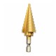 4-22mm Hex Shank Step Cone Drill Bit HSS Titanium Coated Hole Cutter