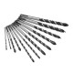 10pcs 1/8 1/4 5/16 3/8 1/2 Masonry Drill Bits Twist Drill Set for Tile Brick Cement Concrete