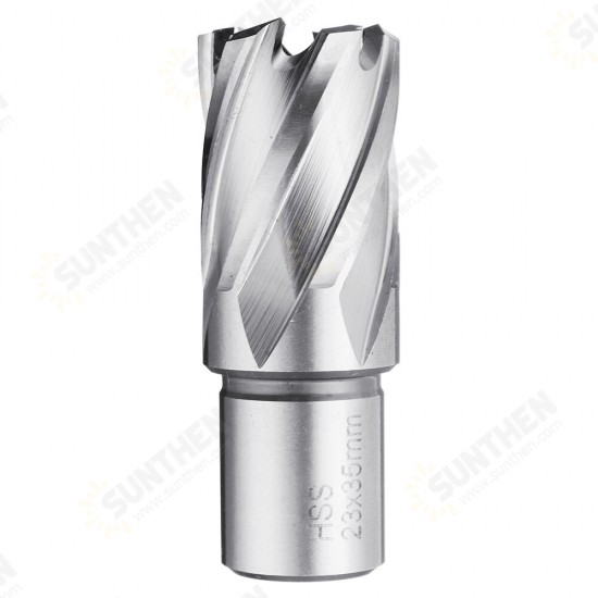 12-42mm High Speed Steel Metal Core Drill Bit Annular Cutter for Magnetic Drill Press Hollow with Weldon Shank Hole Opener Metal Drilling Hole Tools