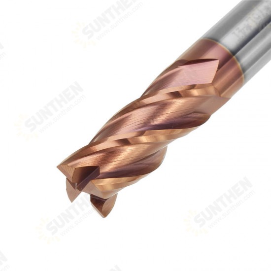 12mm HRC55 AlTiN Coating 4 Flutes End Mill Cutter Tungsten Carbide End Mill Cutter CNC Tool