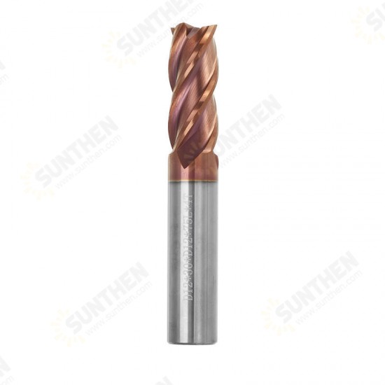 12mm HRC55 AlTiN Coating 4 Flutes End Mill Cutter Tungsten Carbide End Mill Cutter CNC Tool