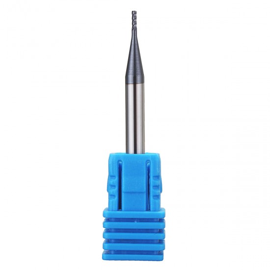 1mm 4 Flutes End Mill Cutter 50mm Length Tungsten Carbide Milling Cutter CNC Tool