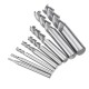 2-12mm 3 Flutes Carbide End Mill Set Tungsten Steel Milling Cutter Tool for Aluminum Alloy