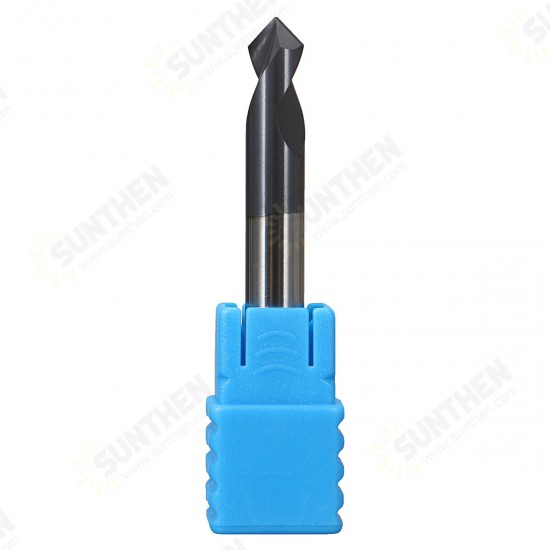 2 Flutes 6mm Carbide Chamfer Mill 90 Degree HRC45 Milling Cutter