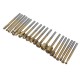 20Pcs Titanium Coated Rotary File Cutters HSS Mini Burr Wood Working Milling Carving Rasp Drill Bits