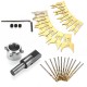 24pcs 6-25mm Alloy Ball Cutter Woodworking Drilling Wooden Beads Drill Rotary Bead Molding Tool