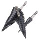 3-13/6-25/6-35mm HRC89 M35 Cobalt Step Drill Bit TiAlN Coated Step Drill 1/4 Inch Hexagon Shank