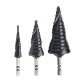 3-13/6-25/6-35mm HRC89 M35 Cobalt Step Drill Bit TiAlN Coated Step Drill 1/4 Inch Hexagon Shank