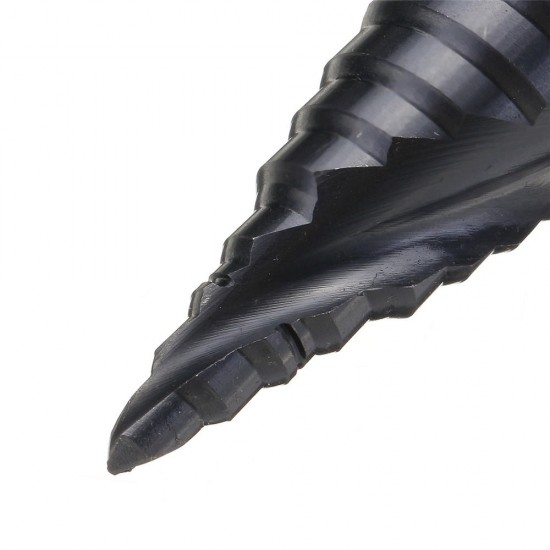 3-13/6-25/6-35mm HRC89 M35 Cobalt Step Drill Bit TiAlN Coated Step Drill 1/4 Inch Hexagon Shank