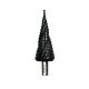 3 Flute 4-12mm 5-23mm Step Drill Bit TiAlN Coated HRC62-65 HSS-Co M35 Cobalt Step Drill Triangular Shank