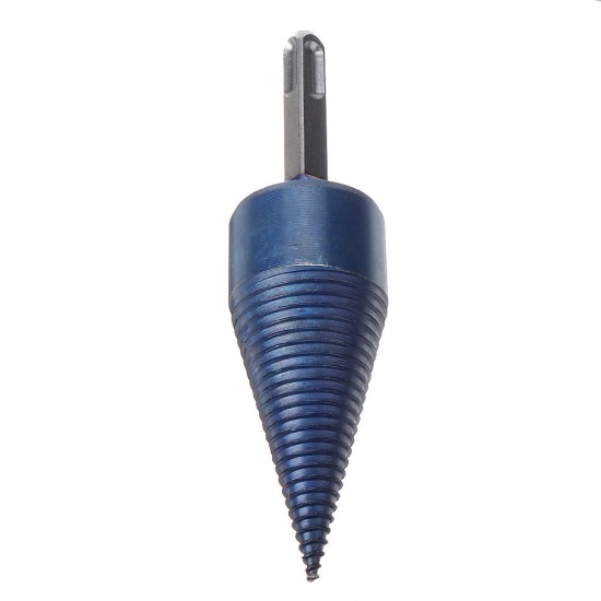 32/42mm Nano Blue Coated HSS Firewood Splitter Drill Bit Wood Drilling Tools Firewood Chopper Breaker