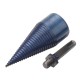 32/42mm Nano Blue Coated HSS Firewood Splitter Drill Bit Wood Drilling Tools Firewood Chopper Breaker