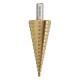 4-12/4-20/4-32mm HSS 6542 Titanium Coated Step Drill Bit Triangle Shank