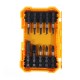 42PCS Screwdriver Bit Set 40PCS Phillips Torx Square Screwdriver Bits Quick Change Extension Rod 3/8 Inch Socket Driver Adapter with Box