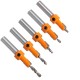 5Pcs Carbide Tip 8mm Shank HSS Woodworking Countersink Router Bit Set Screw Extractor Remon Demolition for Wood Milling Cutter