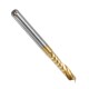 5pcs 3.175mm Shank 17mm Single Flute End Mill Cutter Titanium Coated Spiral Milling Cutter