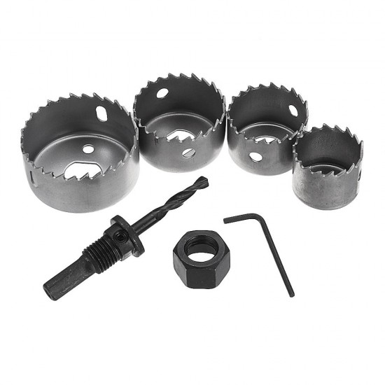 5pcs 32mm 38mm 45mm 54mm Circular Hole Saw Cutter Set Drill Bit Cutting Cutter