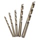 5pcs 4-10mm HSS M35 Cobalt Twist Drill Bit 4/5/6/8/10mm for Metal Stainless Steel Aluminium Copper